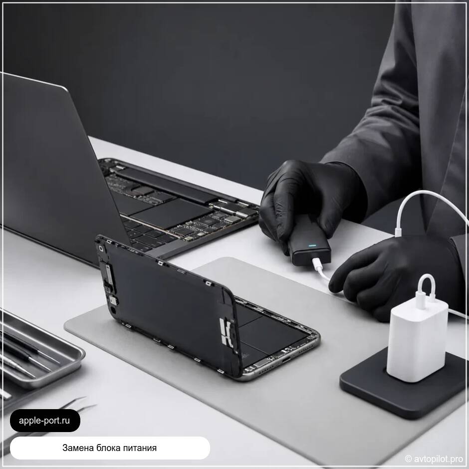 Замена блока питания Mac mini M2: вернули стабильную зарядку и питание