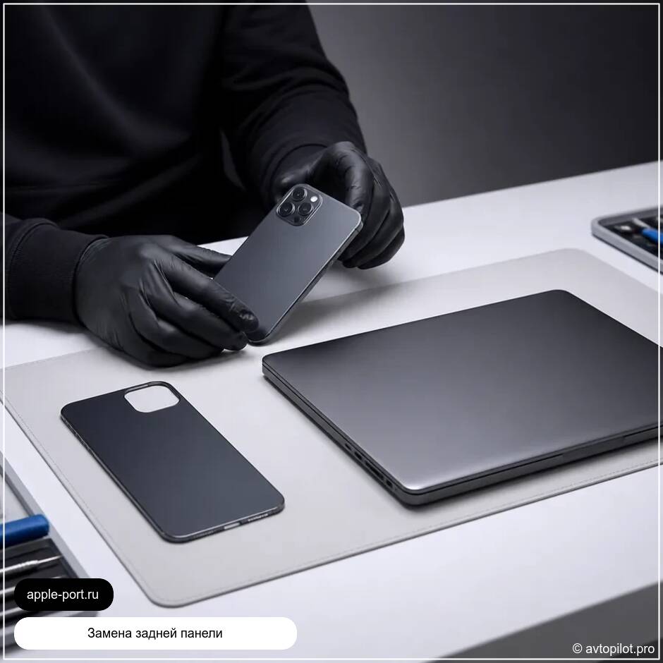 Замена задней панели iPhone 13: восстановили корпус и работу внешних элементов